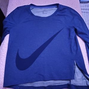 Nike long sleeve crop top
